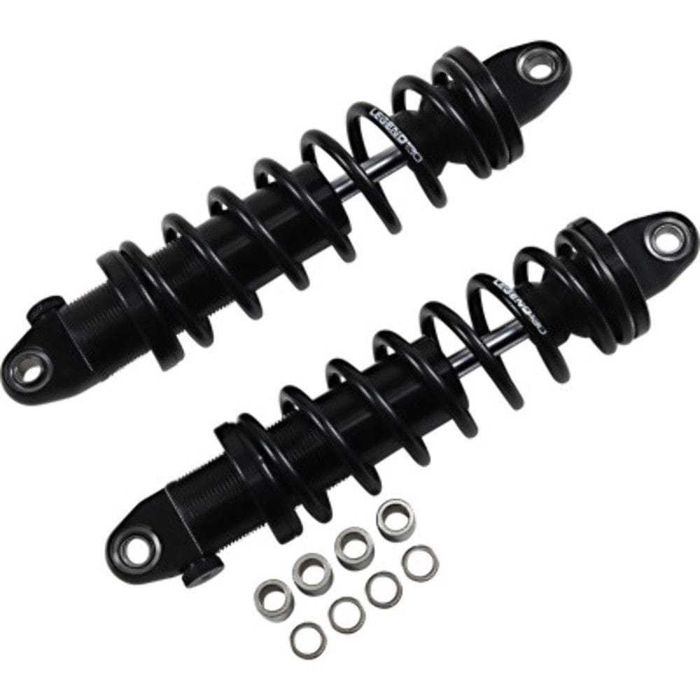 Legend Suspension, Legend Revo-A Coil Suspension 13" Black Heavy Duty Adjustable Shocks Harley XL