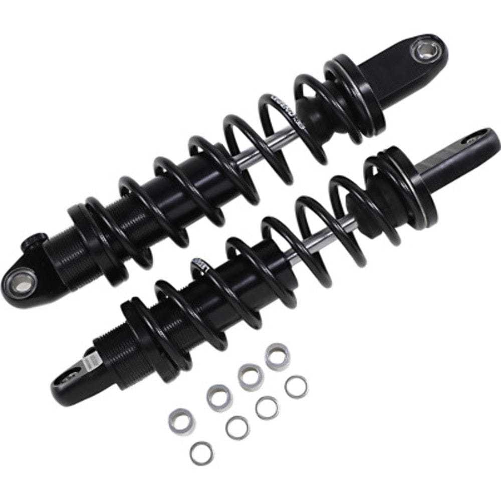 Legend Suspension, Legend Revo-A Coil Suspension 14" Black Heavy Duty Adjustable Shocks Harley XL