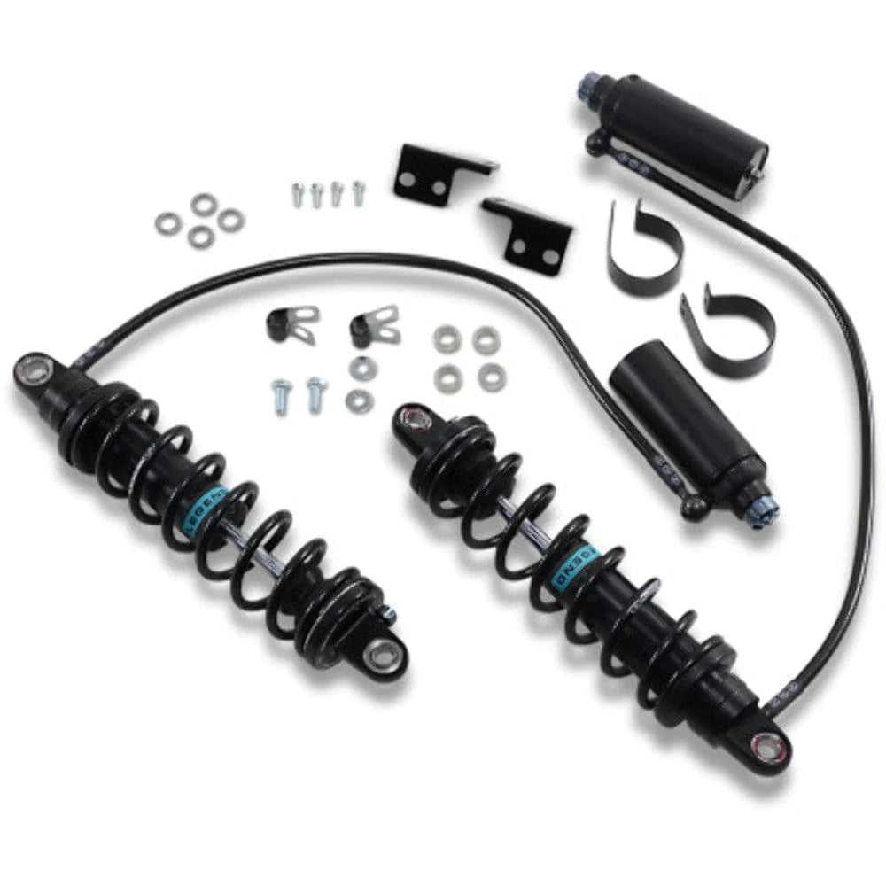 Legend Suspension, Legend Revo-Arc Remote Reservoir Coil Suspension 13" Shocks Harley 99-08 Touring