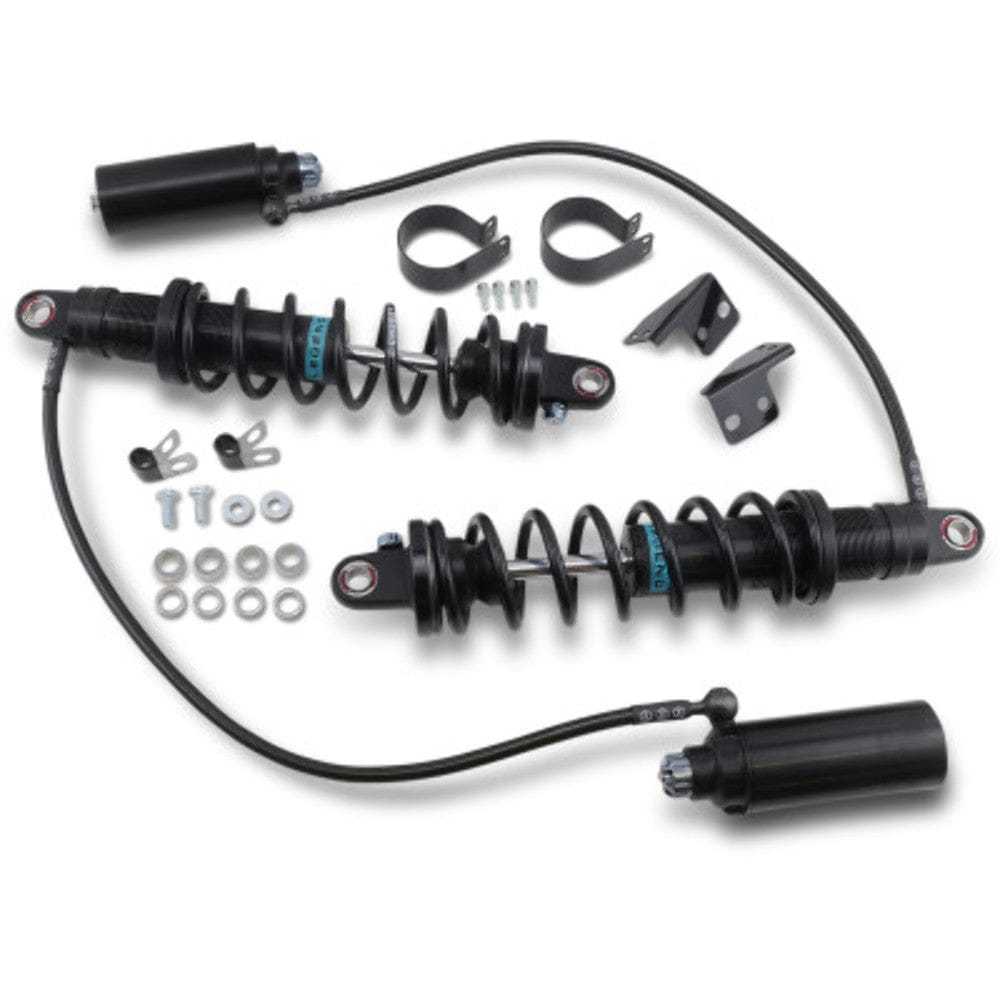 Legend Suspension, Legend Revo-Arc Remote Reservoir Coil Suspension 14" Shocks Harley 99-08 Touring