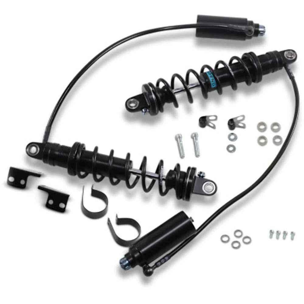 Legend Suspension, Legend Revo-Arc Remote Reservoir FL Coil Suspension 14 Shocks Harley 14+ Touring