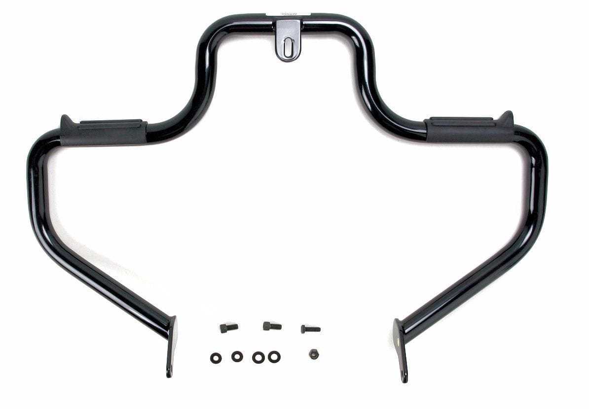 Lindby, Lindby Black Multibar Crash Engine Guard Highway Bar Harley Dyna w/ Mid Controls