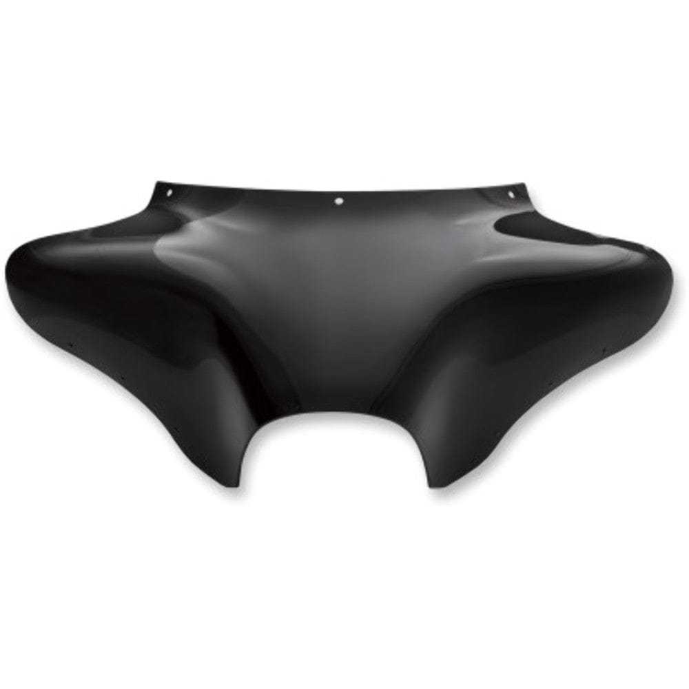 Memphis Shades, Memphis Shade Batwing Fairing 9" Black Windshield Mount Kit Harley FLSTF No Bar