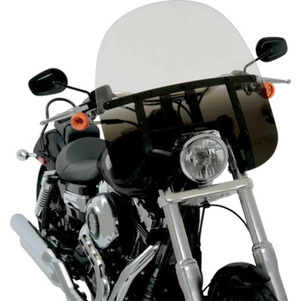 Memphis Shades, Memphis Shades 15" Fats Night Shade Black Windshield Mount Kit Harley FXLR 18+