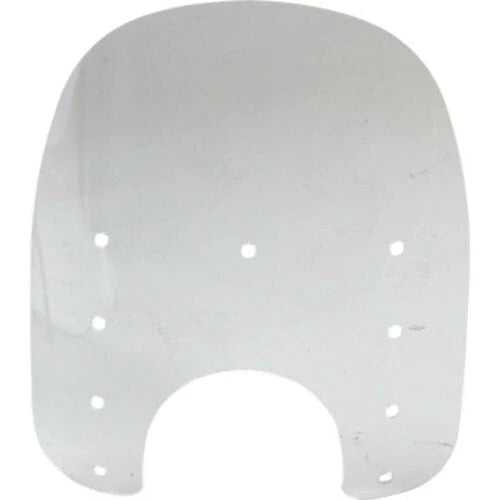 Memphis Shades, Memphis Shades 15" Slim Clear Replacement Windshield Harley 7" Cutout Headlight