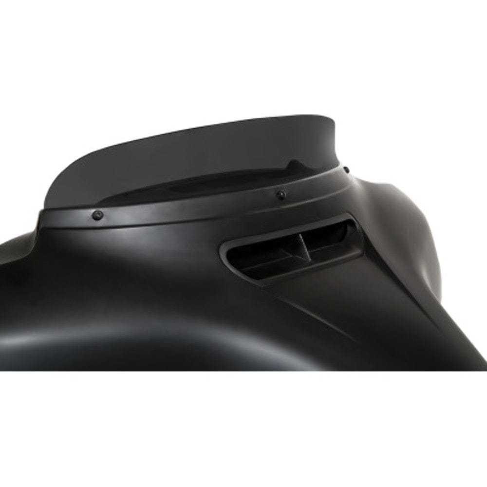 Memphis Shades, Memphis Shades 3" Dark Black Smoke Batwing Spoiler Windshield Harley 14+ Touring