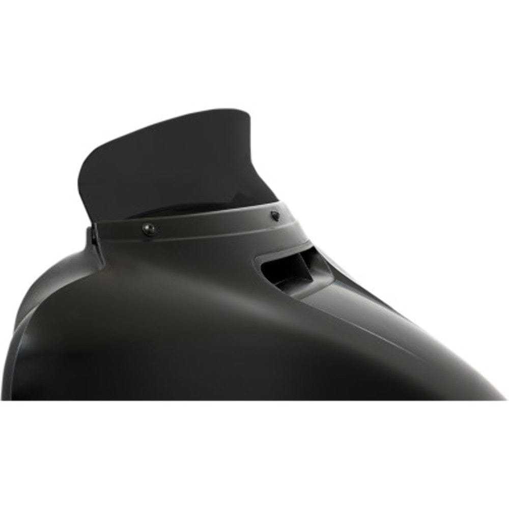 Memphis Shades, Memphis Shades 4.5" Black Smoke Batwing Spoiler Windshield Harley 14+ Touring