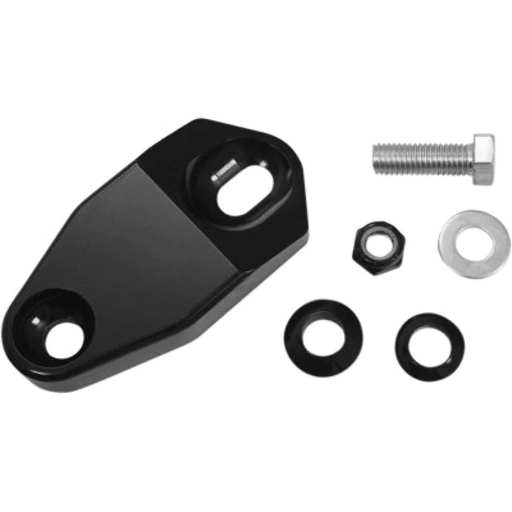 Memphis Shades, Memphis Shades Black Headlight Extension Hardware Kit Harley Dyna FXD FXDL 91-05