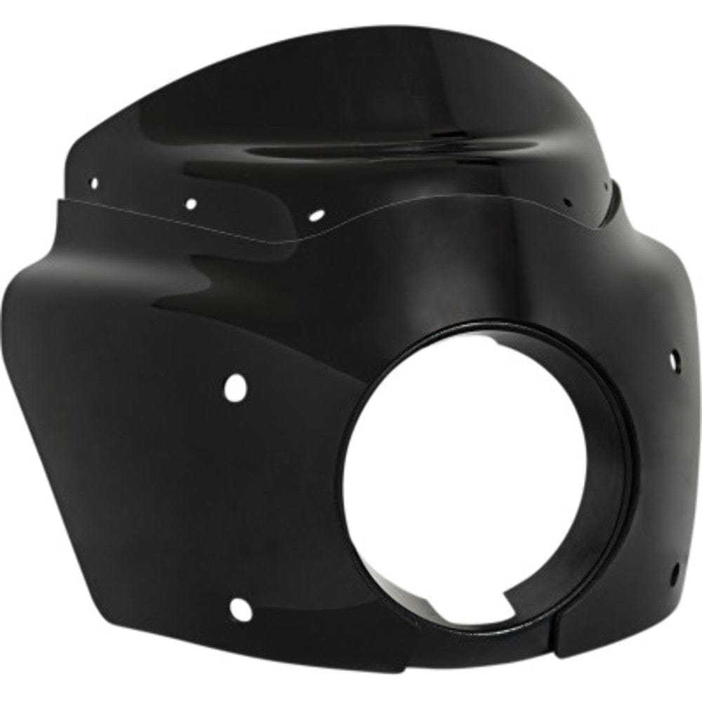 Memphis Shades, Memphis Shades Road Warrior Fairing 9" Dark Black Windshield Mount Harley Dyna