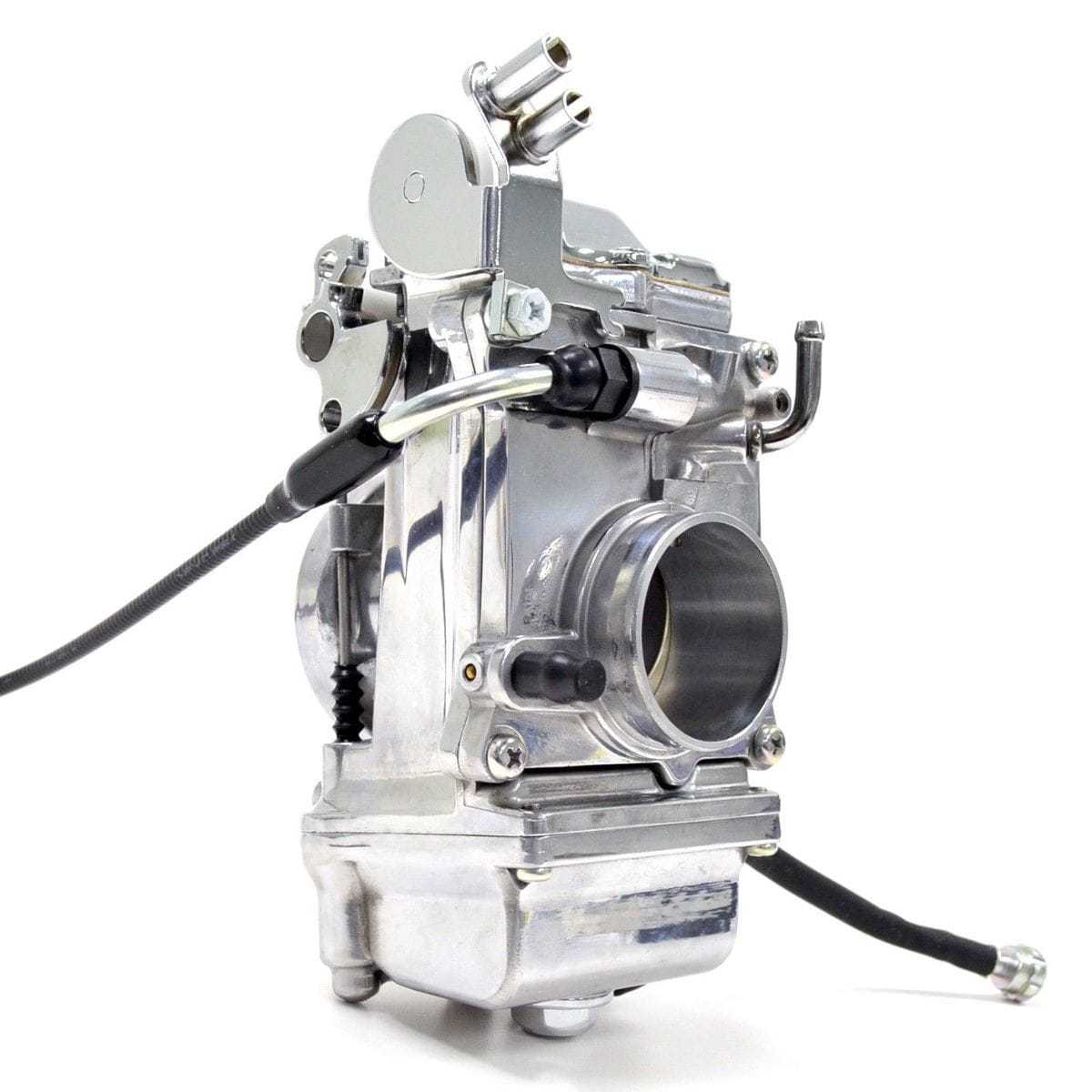 Mikuni, Mikuni HSR 42mm Polished HSR42 Carb Carburetor 1990-2006 Harley Evo Twin Cam 88