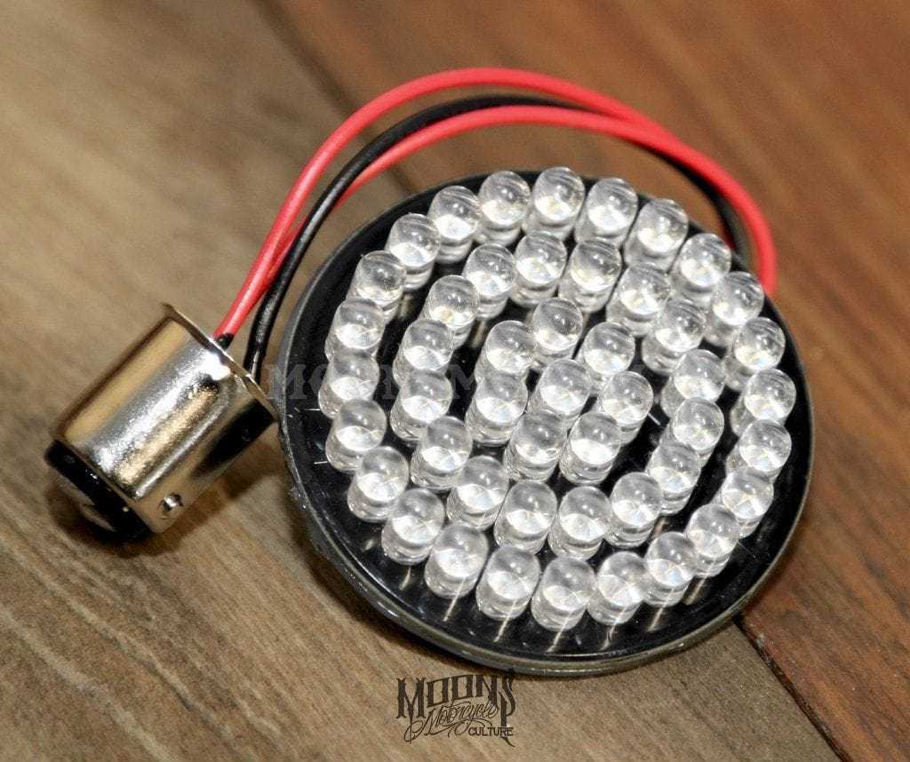 Moons MC, Moons MC Moon Pods LED Rear Turn Signal Lens Bulb Insert Harley Dyna FXR XL