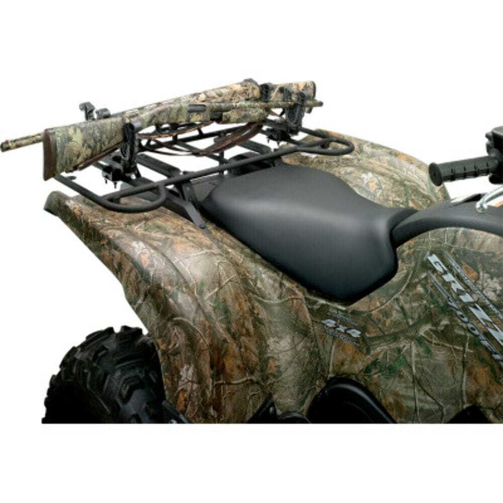 Moose Utility Division, Moose Utility Black V-Grip Double Gun Hunting Rack Holder Offroad ATV Universal