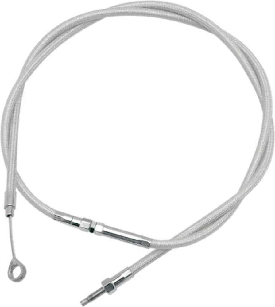 Motion Pro, Motion-Pro 72.5" 12" Extended Stainless Steel Clutch Cable 87-99 Harley Touring