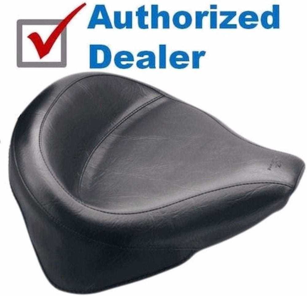 Mustang, Mustang 17.5" Wide Vintage Solo Seat 1984-1999 Harley Evolution Softail 75757