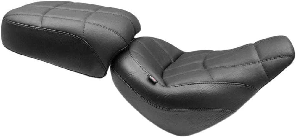 Mustang, Mustang Black Standard Touring Rear Back Passenger Seat Harley Street Bob M8 18+