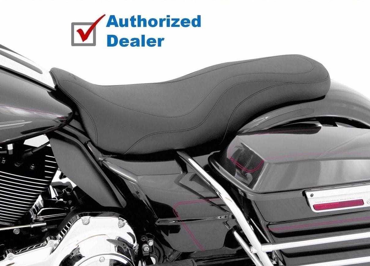 Mustang, Mustang Day Tripper One-Piece Seat 2008-2022 Harley Touring Bagger Dresser 76025