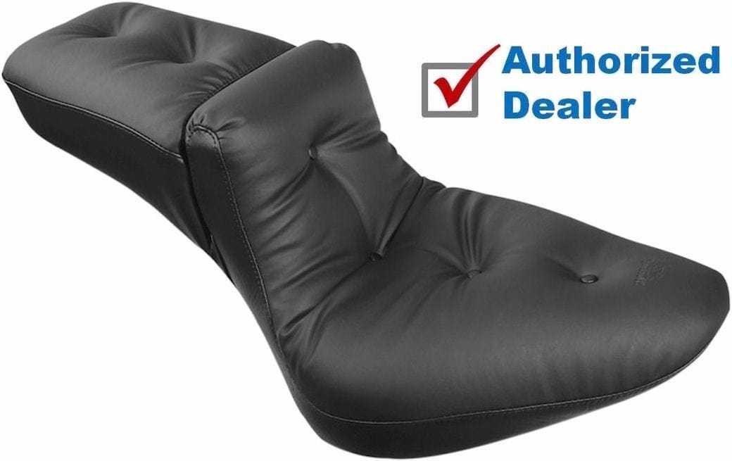 Mustang, Mustang Extra Wide Regal Duke One-Piece Pillow Seat 00-2006 Harley Softail 75050