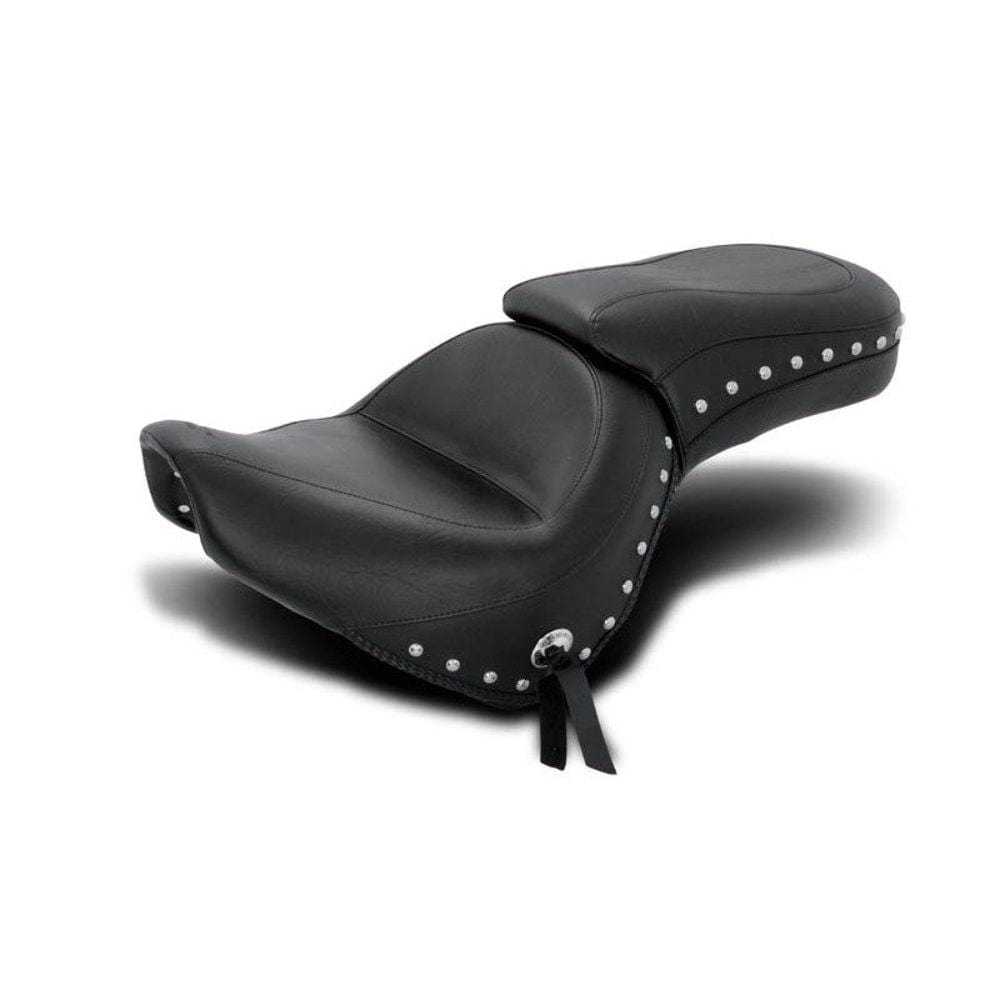 Mustang, Mustang One-Piece Studded Wide Touring Seat Honda VT1300 Sabre Stateline 10-2017