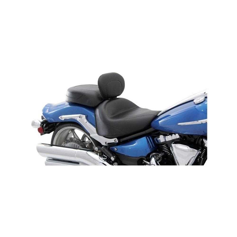 Mustang, Mustang Two-Piece Vintage Wide Touring Seat Backrest Black Yamaha Raider 08-2017