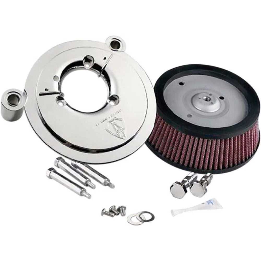 Arlen Ness, New Arlen Ness Chrome Big Sucker Air Cleaner Filter Kit Harley 2008-2013 Touring