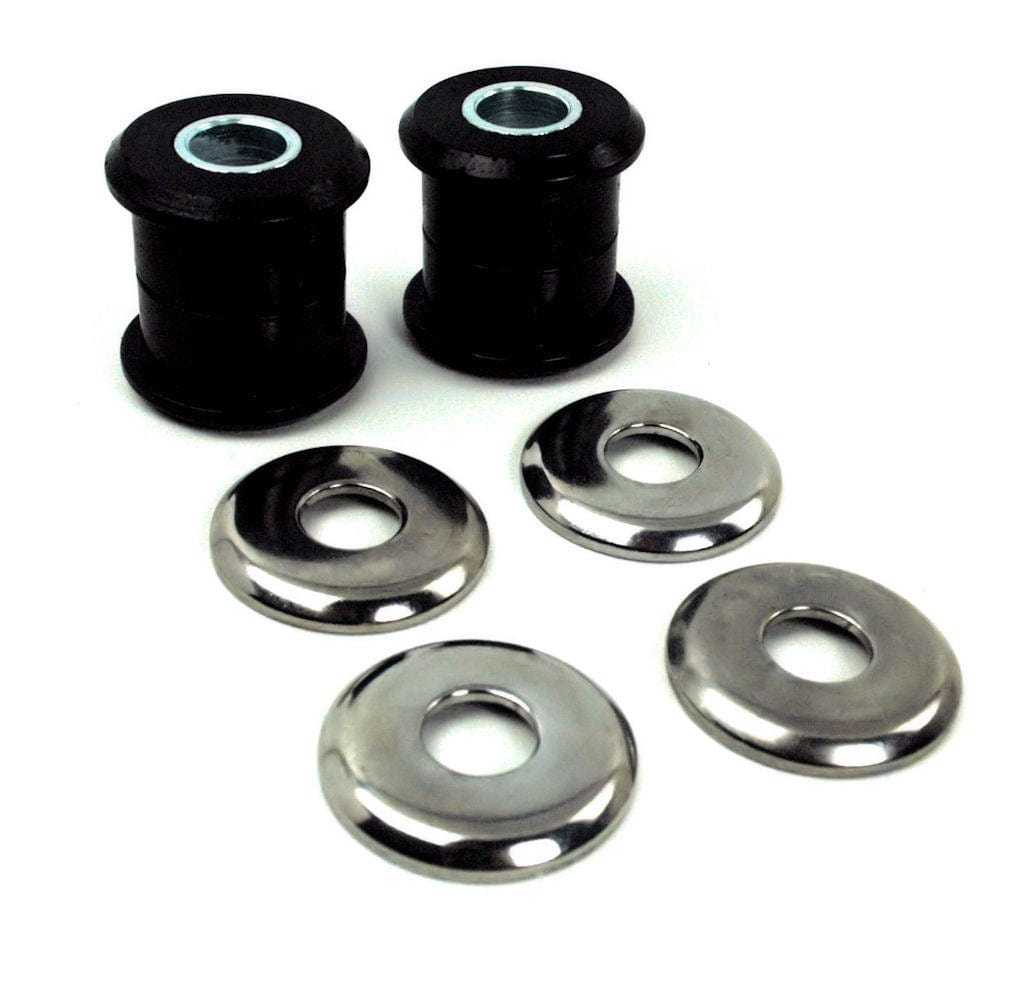 Arlen Ness, New Chrome Arlen Ness Polyurethane Handlebar Riser Bushings Damper Kit Harley