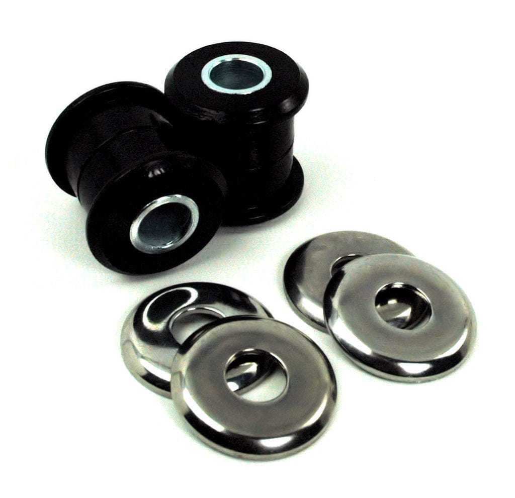 Arlen Ness, New Chrome Arlen Ness Polyurethane Handlebar Riser Bushings Damper Kit Harley