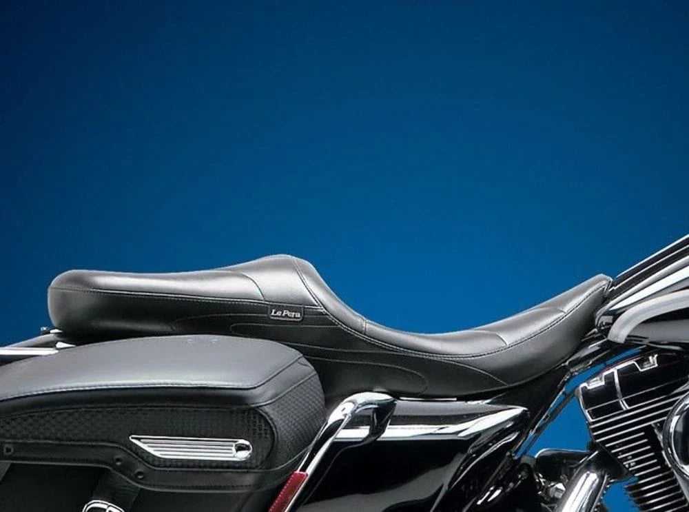 Le Pera, New LePera Le Pera Sorrento Stitch 2-Up Touring Seat 2002-2007 Harley Road King