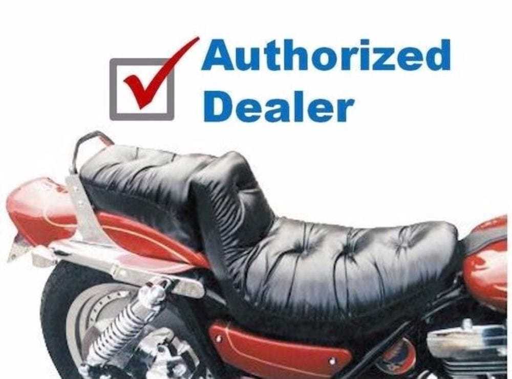 Mustang, New Mustang Regal Duke Pillow Seat Two Piece 1982-2000 Harley-Davidson FXR 75083