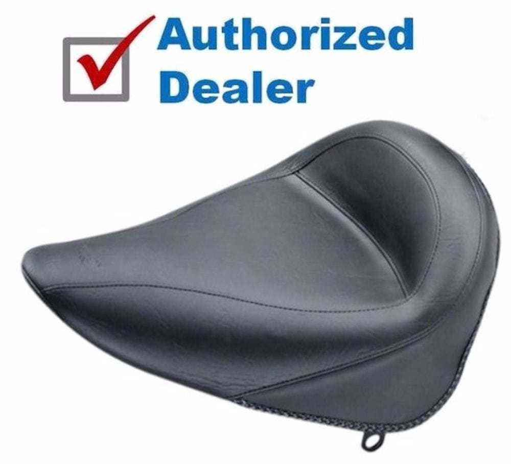 Mustang, New Mustang Vintage Original Solo Seat 1984-1999 Harley Evolution Softail 75750