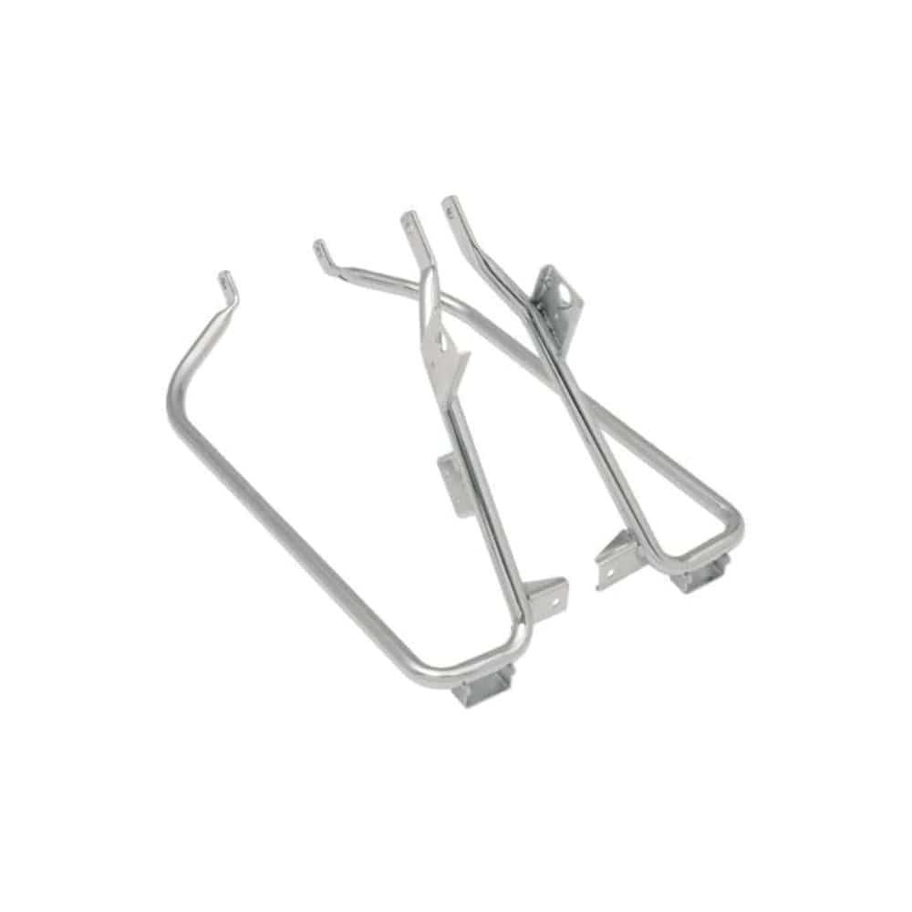 Drag Specialities, OEM Replacement Chrome Saddlebag Support Brackets Harley 09-13 Road Street Glide