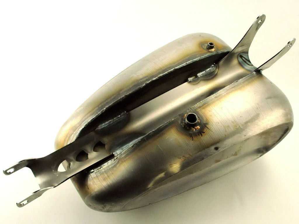 Paughco, Paughco Dished Axed Gas Tank 5 Gallon 04-06 Harley Chopper Bobber Custom 830IL1