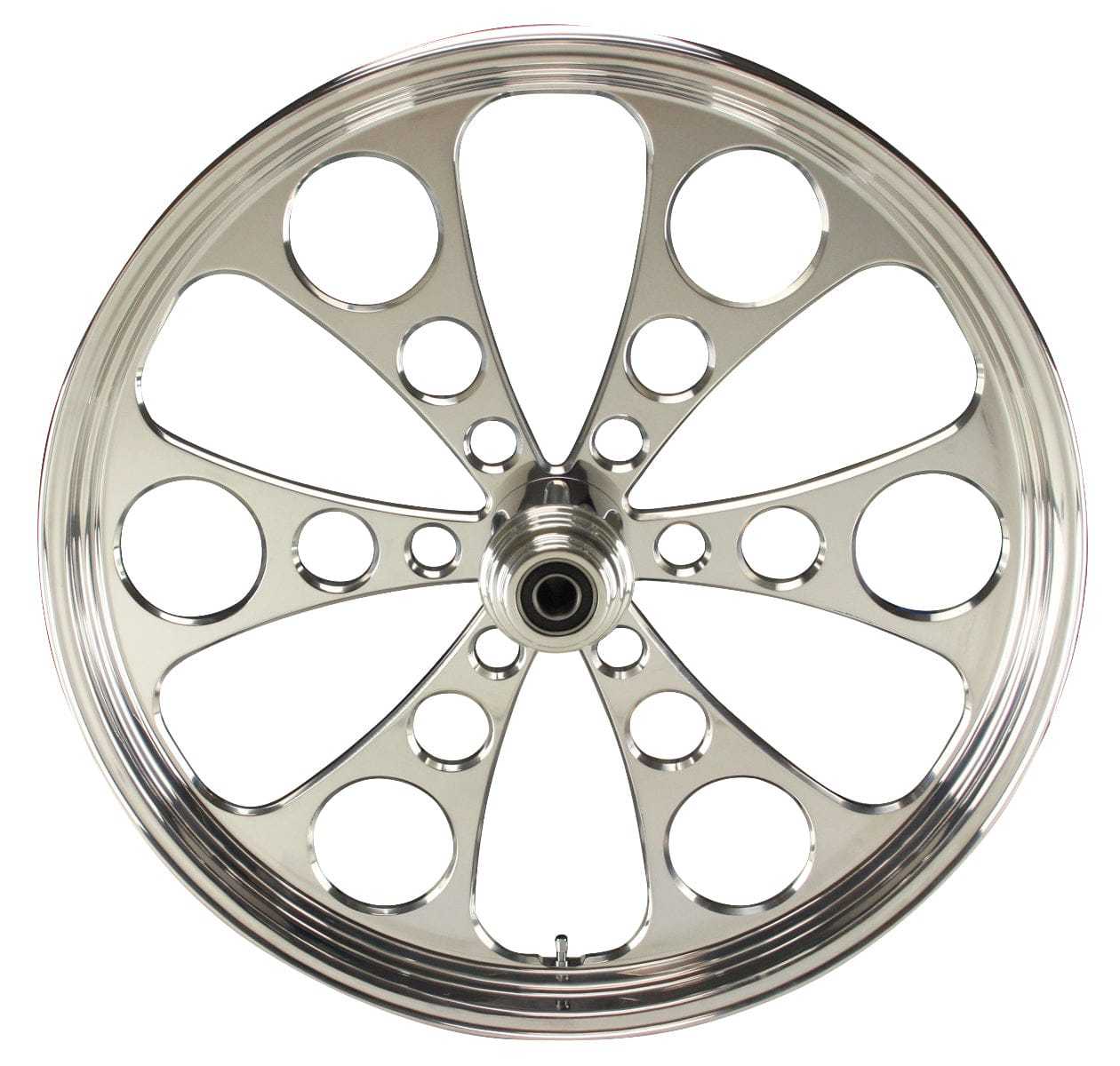 Ultima, Polished Kool Kat 26" x 3.5" Billet Front Wheel Rim Harley Softail Custom Single