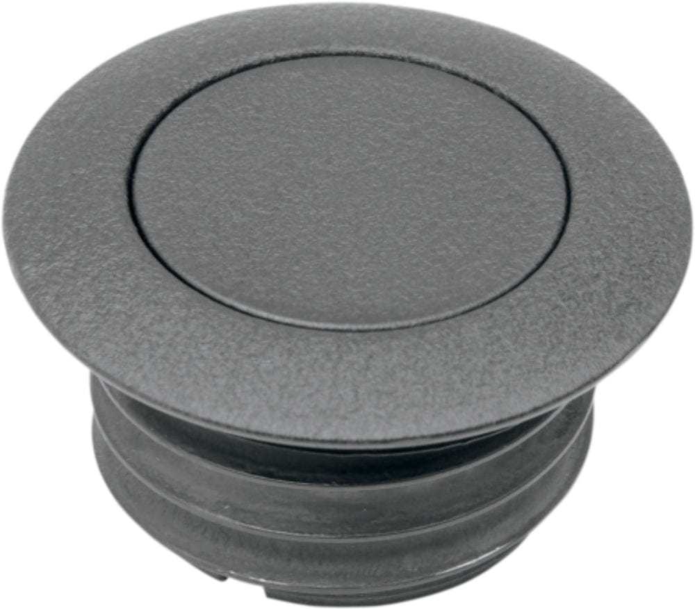 Drag Specialties, Pop Up Gas Cap Screw In Non-Vented Black Wrinkle Drag Specialties 84-96 Harley