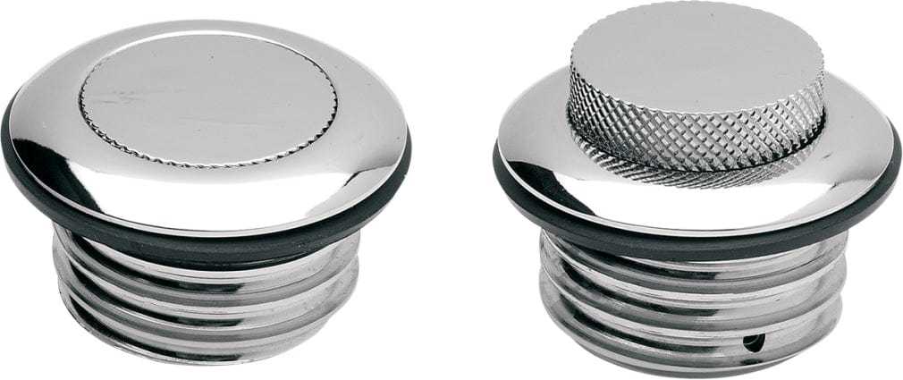 Drag Specialties, Pop Up Screw In Gas Cap Non-Vented Chrome Drag Specialties 1984-1996 Harley