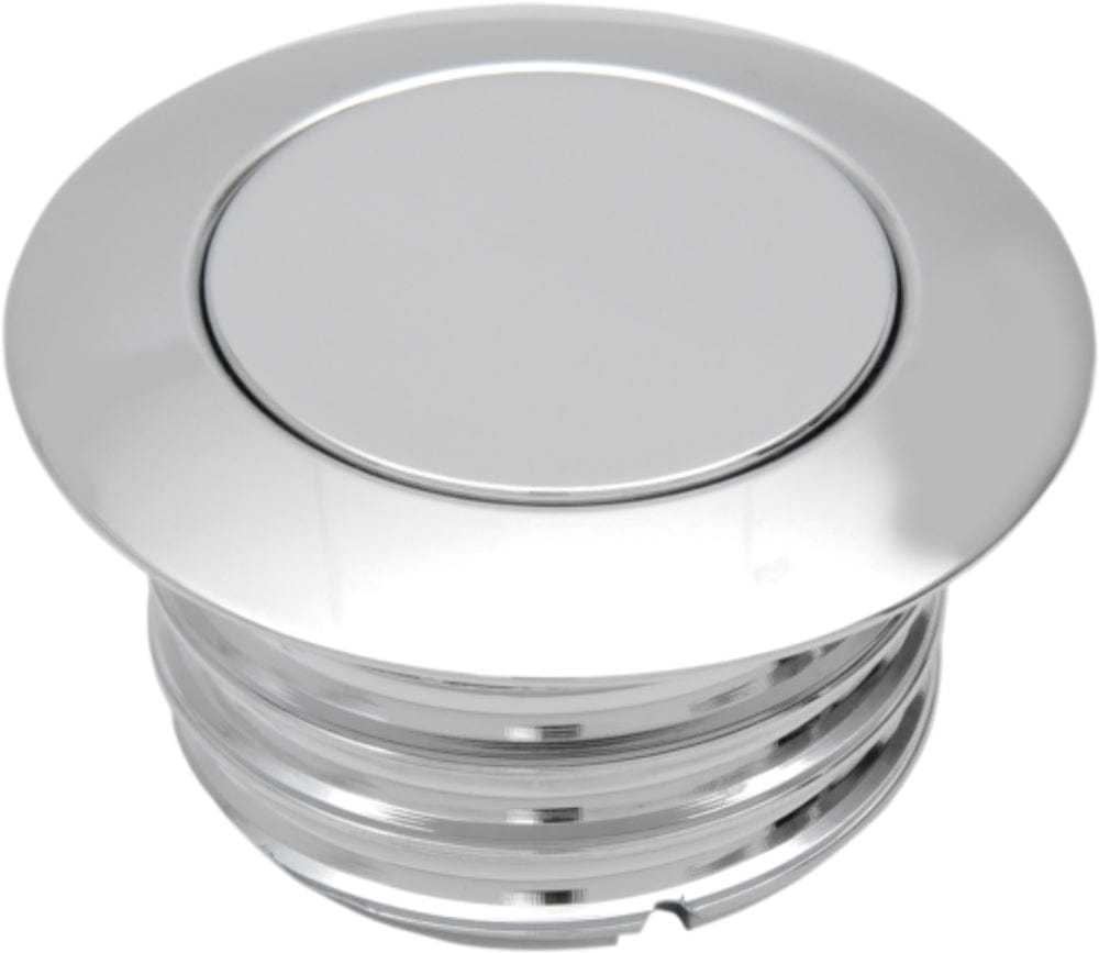 Drag Specialties, Pop Up Screw In Gas Cap Vented Chrome Drag Specialties 1996-2020 Harley