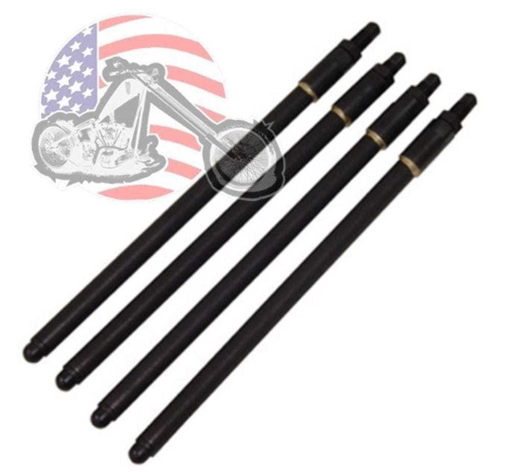 Mid-USA, Power House Quick Rapid Install Adjustable Pushrod Kit Harley Big Twin Evo 84-99