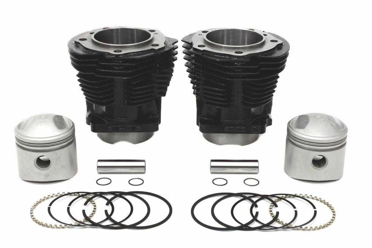 HD Replicas, Replica Cylinder Piston Standard Bore 74ci 8.5:1 Panhead Harley 1948-1965 FLH