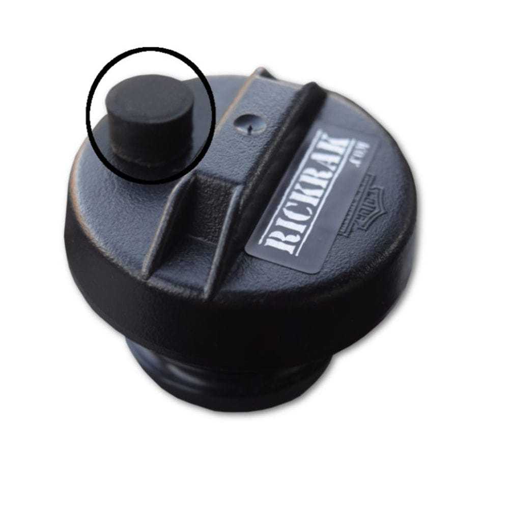 RickRak, RickRak Gas Cap Kap Keeper Holder Magnet Harley Metric Universal Car Truck Bike