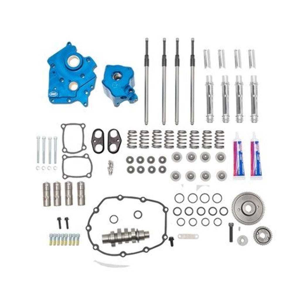 S&S Cycle, S&S Cam Plate Oil Pump Pushrod Kit Performance Package Chrome 550G Gear Harley .