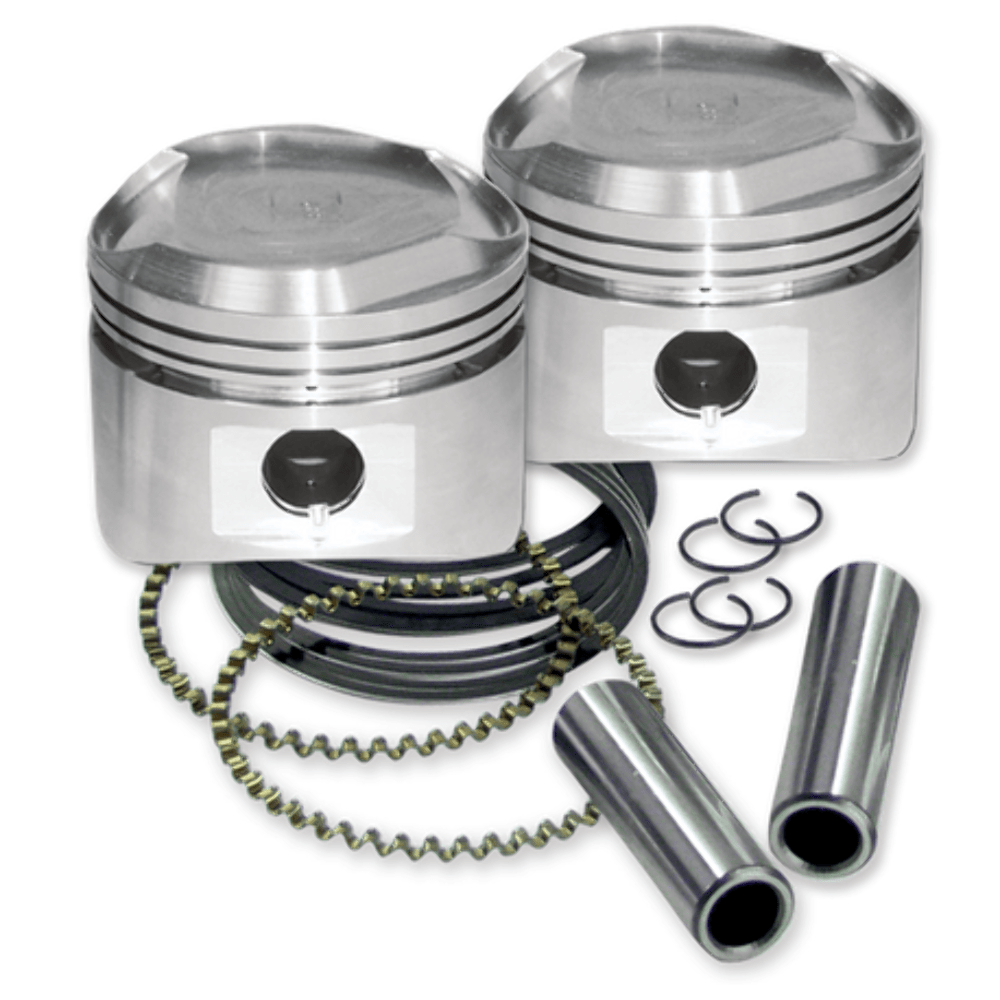 S&S Cycle, S&S Cycle Standard Bore Super Stock Cylinder Heads Pistons Kit Harley Evo 84-99