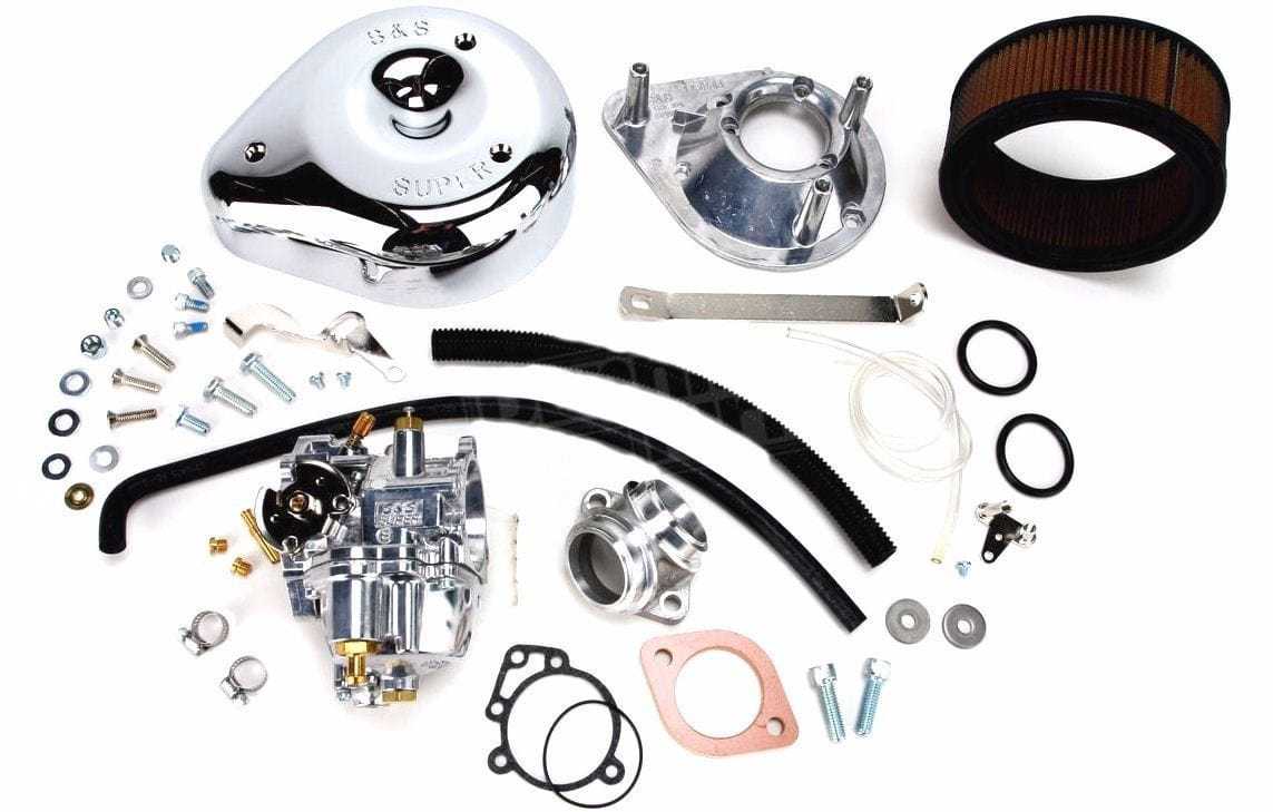 S&S Cycle, S&S Super E Carb Carburetor Kit 1979-1985 Harley Sportster Ironhead XL 11-0406