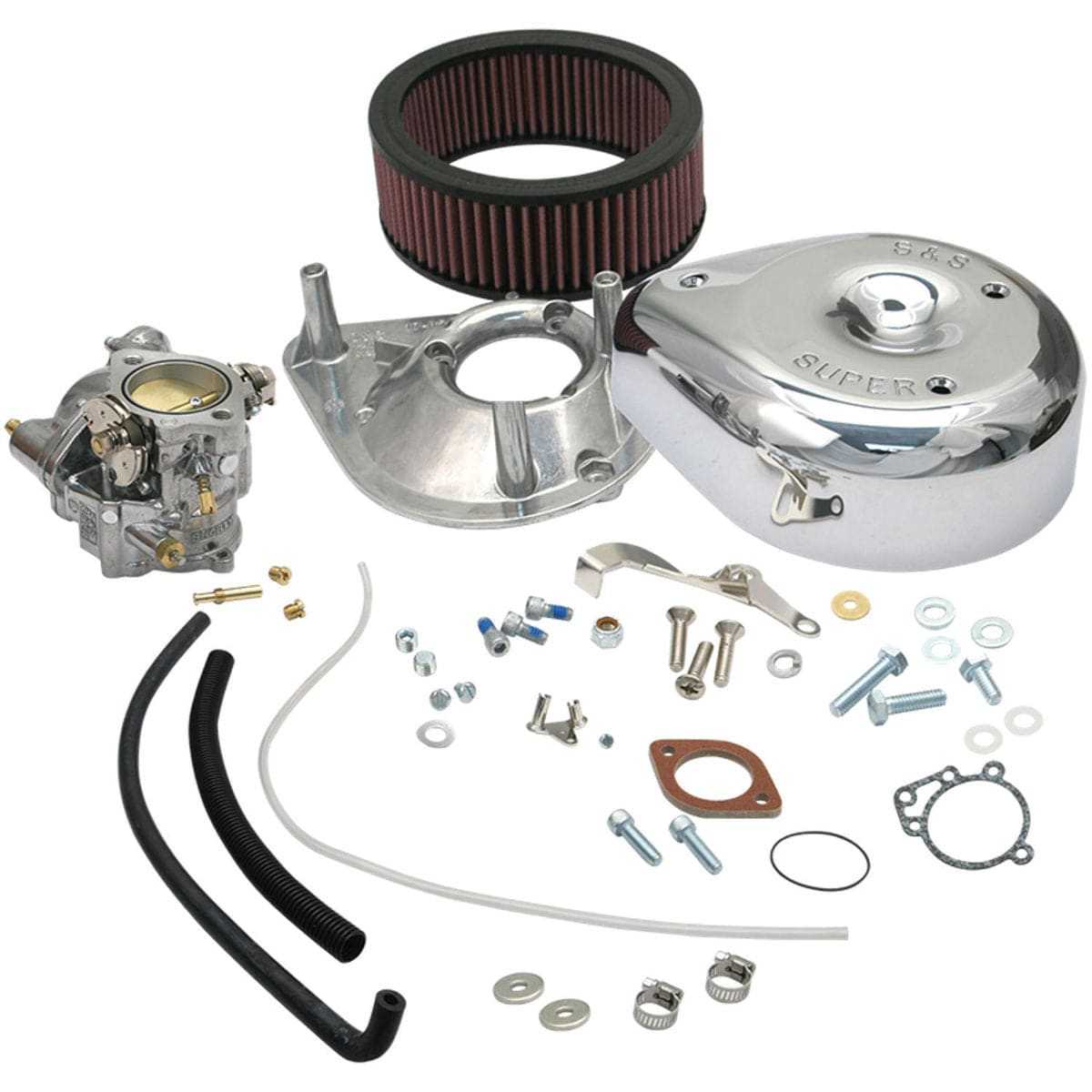 S&S Cycle, S&S Super E Shorty Carb Carburetor Upgrade Kit 36-84 Harley Panhead Shovelhead