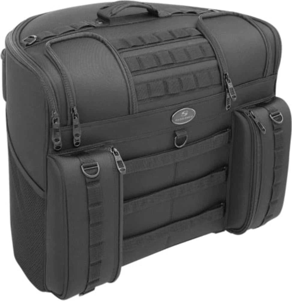 Saddlemen, Saddlemen BR4100 Tactical Back Seat Bag Universal Touring Luggage Dresser Bagger