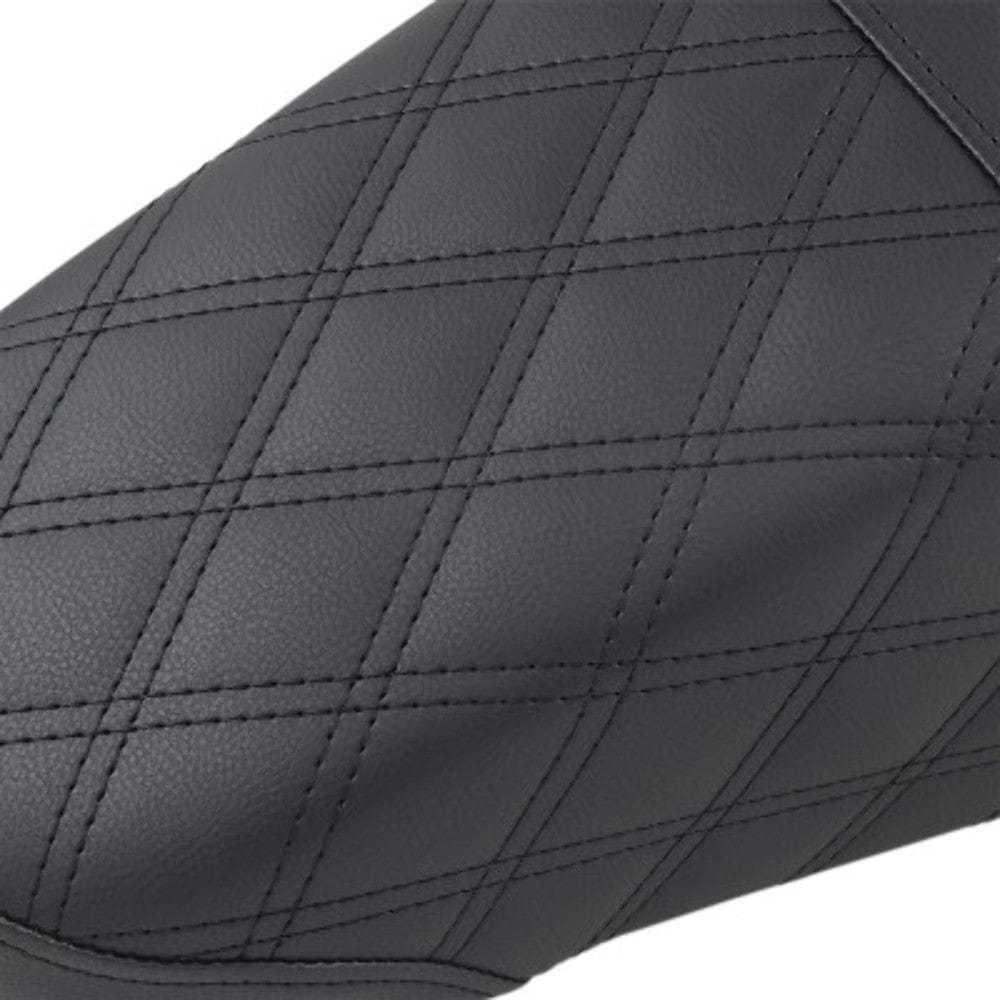 Saddlemen, Saddlemen Black Rear Lattice Stitch Step 2 Up Seat Harley 97-07 Touring FLHR/X