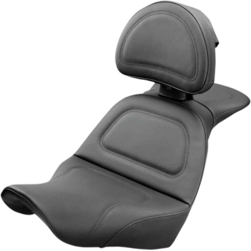 Saddlemen, Saddlemen Explorer 2 Up Gel Core Seat w/ Backrest Harley 18+ Softail FXLR FLSB