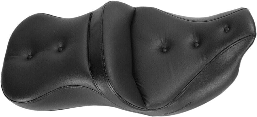 Saddlemen, Saddlemen Pillow Top Heated Road Sofa 2 Up Seat 2008-2020 Harley Touring Bagger