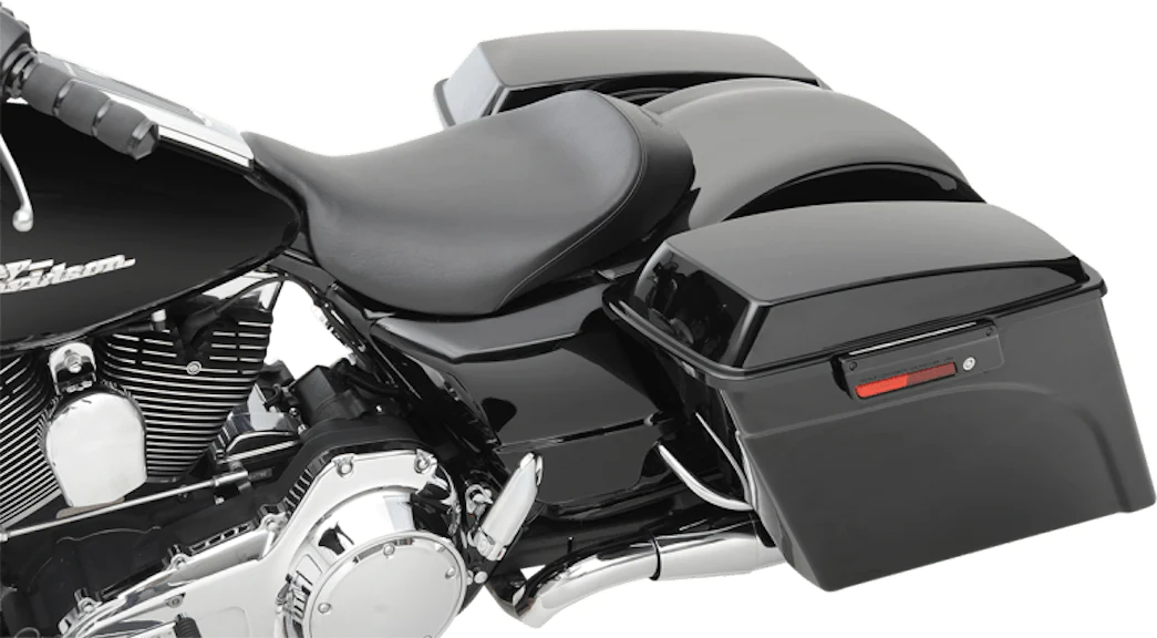 Saddlemen, Saddlemen S3 Slammed Low Profile Gel Core Solo Seat Driver 08-20 Harley Touring