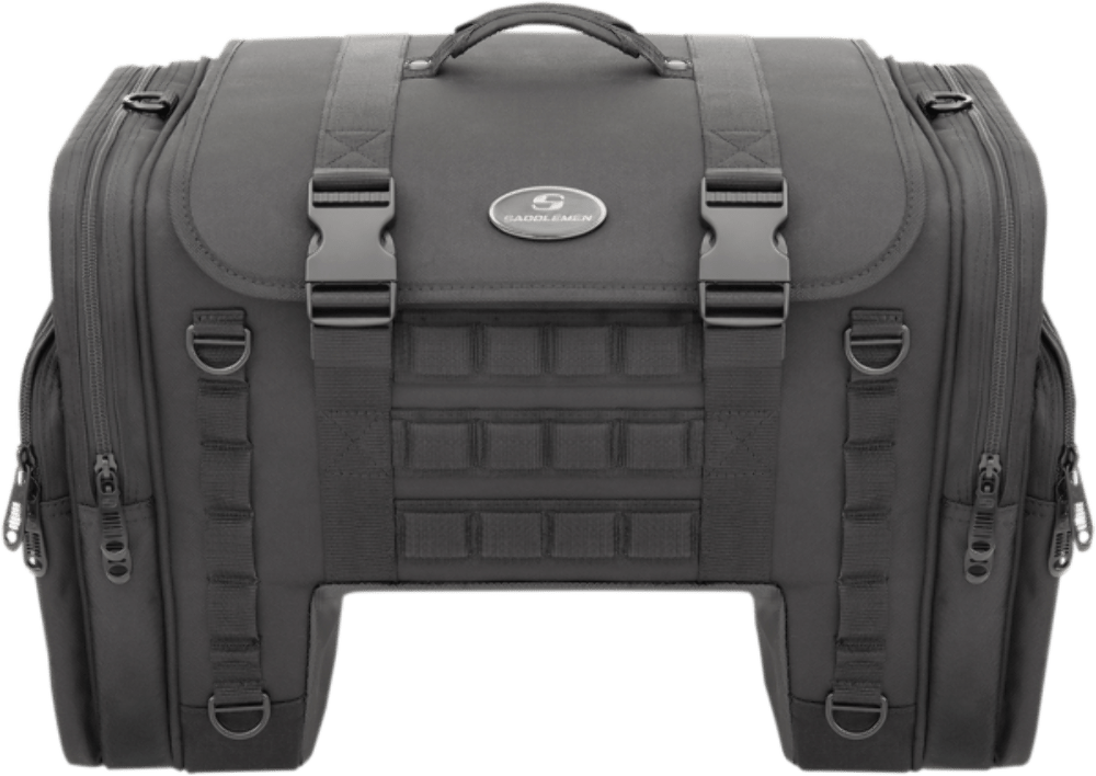 Saddlemen, Saddlemen TS3200DE Tactical Tunnel Tail Bags Universal Rear Seat System Touring