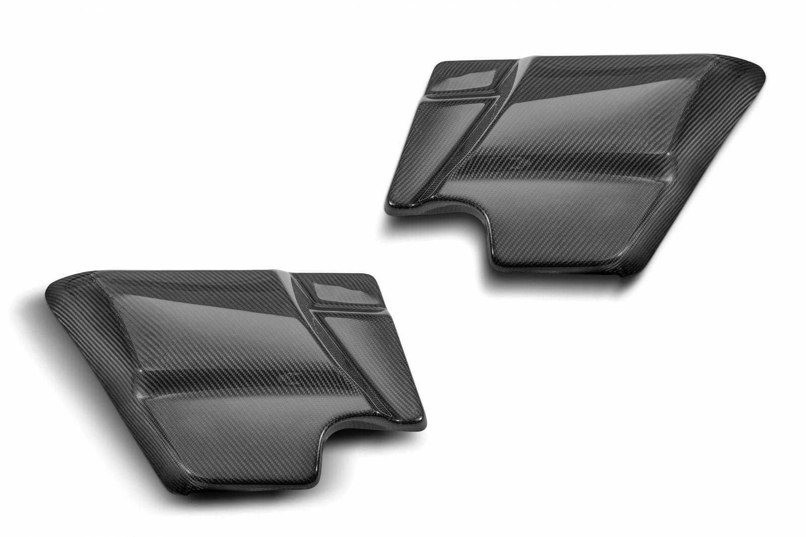 Slyfox, Slyfox Matte Carbon Fiber Side Covers Accents Harley Touring Dresser 2014-2020