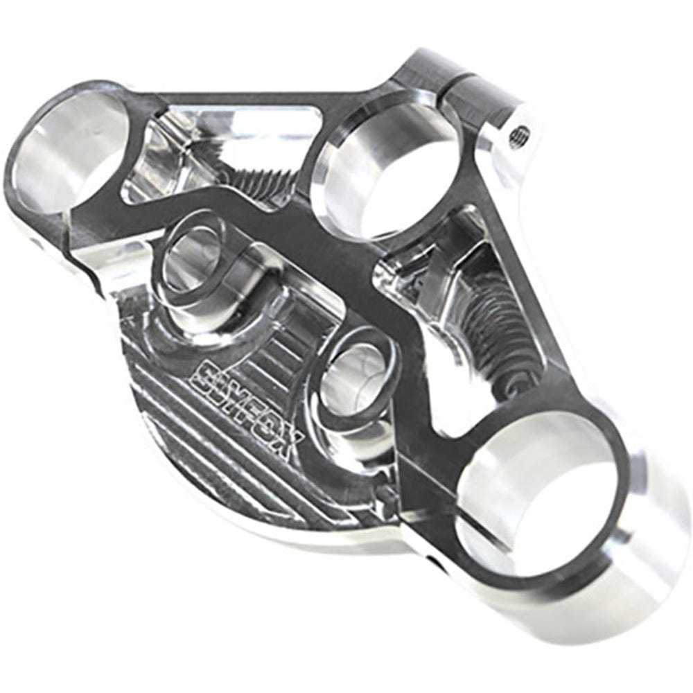 Slyfox, Slyfox Raw Billet Aluminum Top Clamp Triple Tree Harley Touring Bagger 2014-2020